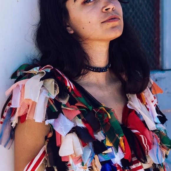 Handmade Brazilian Jean Choker with Diamond Studs - Picture 1 of 2